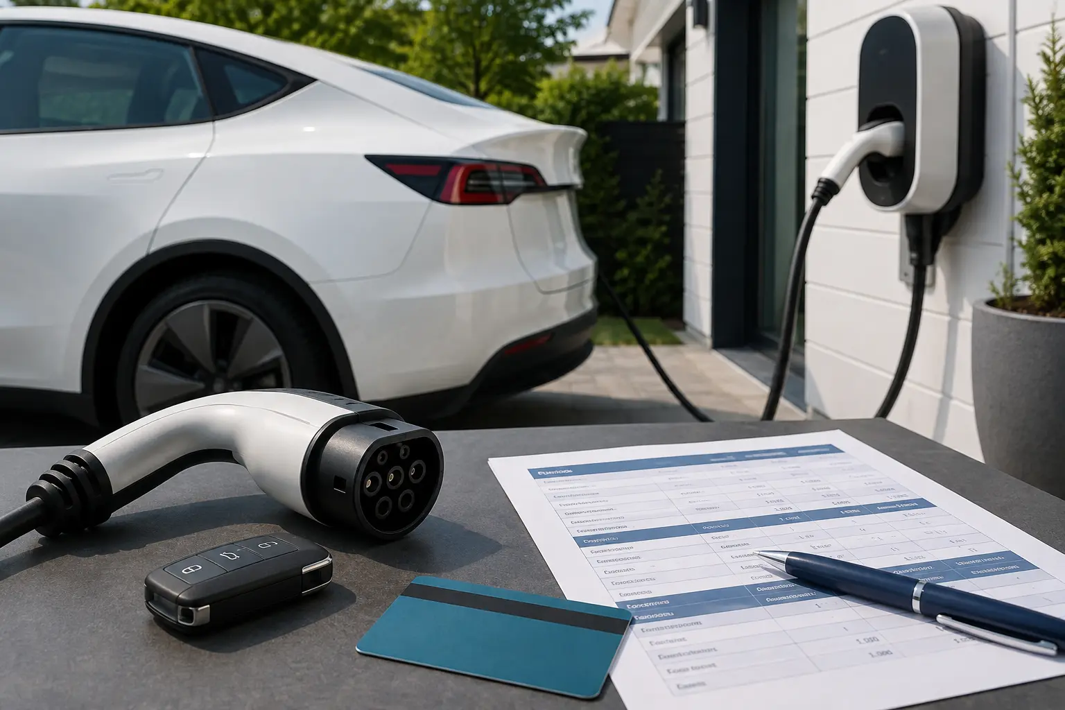 Electric vehicle charging and transportation cost planning